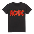 Black - Front - AC-DC Mens PWR-UP Logo T-Shirt
