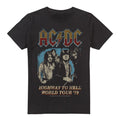 Black - Front - AC-DC Mens Highway World Tour 79 T-Shirt