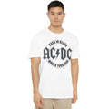 White - Side - AC-DC Mens Tour Emblem T-Shirt