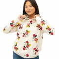 Stone - Side - Disney Womens-Ladies Strides Minnie Mouse All-Over Print Hoodie