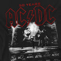 Black - Pack Shot - AC-DC Mens Logo Stack T-Shirt