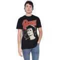 Black - Side - David Bowie Mens Space Oddity T-Shirt