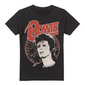 Black - Front - David Bowie Mens Space Oddity T-Shirt