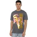 Charcoal - Side - David Bowie Mens Smokin T-Shirt