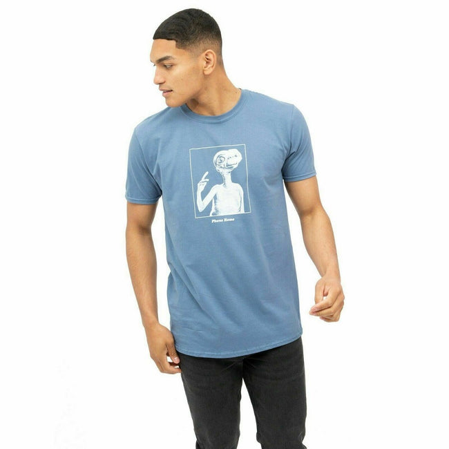 Indigo - Front - E.T Mens Phone Home T-Shirt