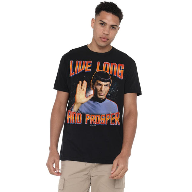 Black - Lifestyle - Star Trek Mens Original Live Long and Prosper T-Shirt