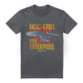 Charcoal - Front - Star Trek Mens NCC-1701 T-Shirt