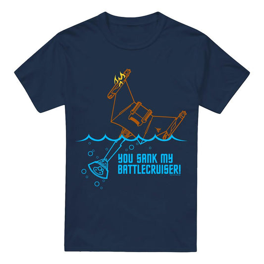 Navy - Front - Star Trek Mens Battlecruiser T-Shirt