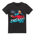 Black - Front - Star Trek Mens Engage T-Shirt