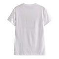 Vintage White - Back - Budweiser Womens-Ladies Label Oversized T-Shirt