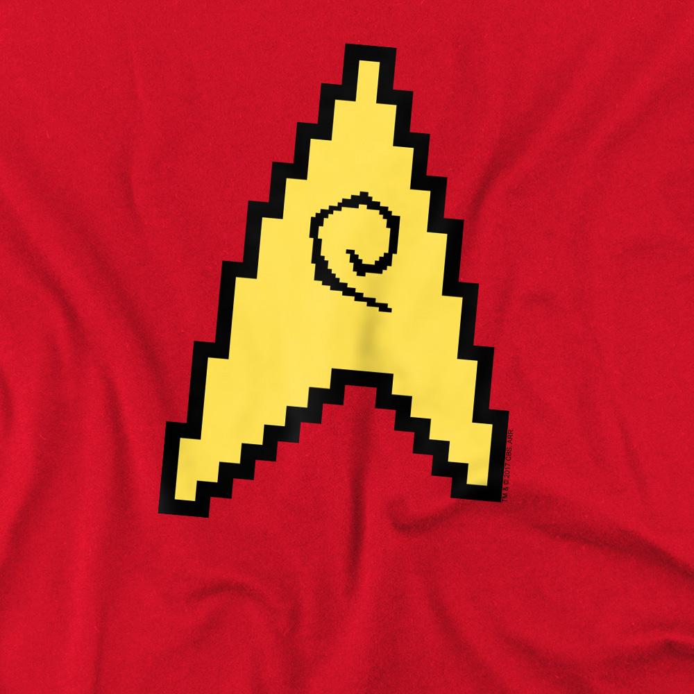 Red - Pack Shot - Star Trek Mens Engineering 8-Bit T-Shirt