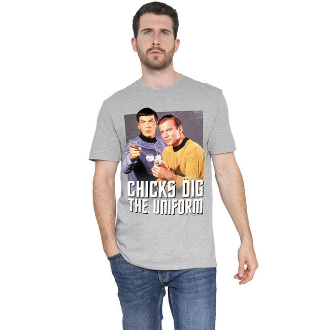 Sport Heather - Lifestyle - Star Trek Mens Chicks Dig T-Shirt
