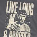 Charcoal - Side - Star Trek: The Original Series Mens Prosper Spock T-Shirt