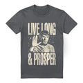 Charcoal - Front - Star Trek: The Original Series Mens Prosper Spock T-Shirt