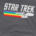 Charcoal - Side - Star Trek Mens Rainbow Trail T-Shirt