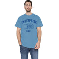 Carolina Blue - Lifestyle - Star Trek Mens Enterprise Athletic T-Shirt