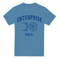 Carolina Blue - Front - Star Trek Mens Enterprise Athletic T-Shirt