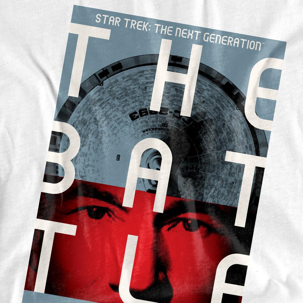 White - Pack Shot - Star Trek Mens The Next Generation Season 1 Episode 9 T-Shirt