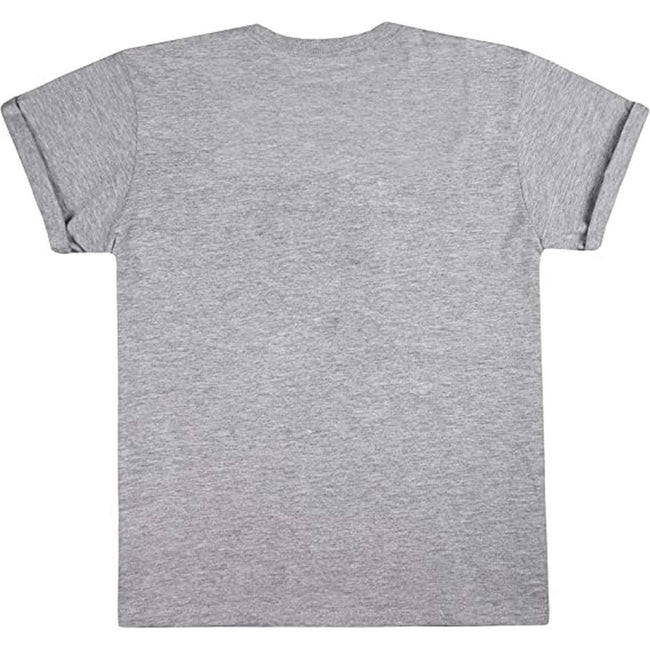 Grey Marl - Back - Disney Girls Love Hands Mickey Mouse T-Shirt