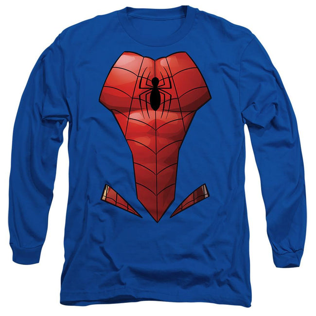 Royal Blue - Front - Spider-Man Unisex Adult Costume T-Shirt