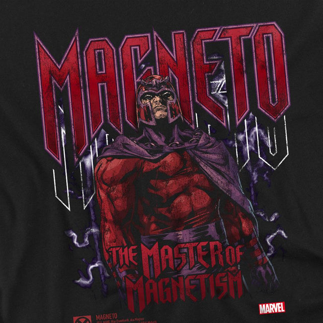 Black - Side - Marvel Unisex Adult X-Men Magneto T-Shirt