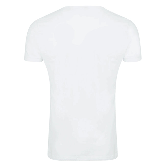 White - Back - NASA Mens Apollo Cotton T-Shirt