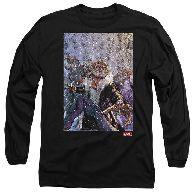 Black - Front - Marvel Unisex Adult X-Men Sabretooth Dogs T-Shirt