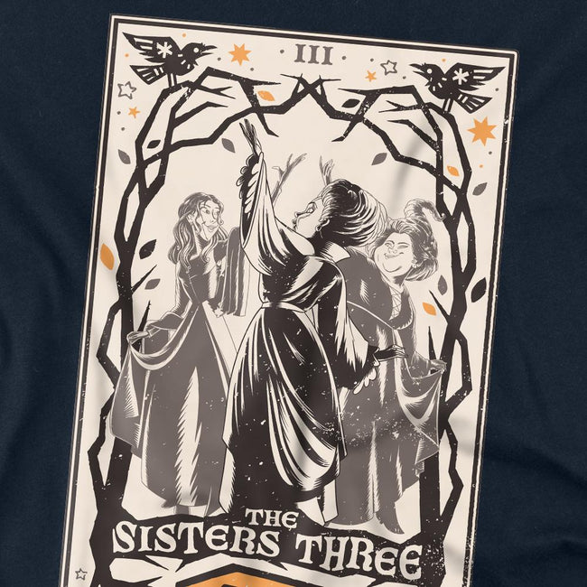 Navy - Side - Hocus Pocus 2 Unisex Adult The Sisters Three Sanderson Sisters T-Shirt