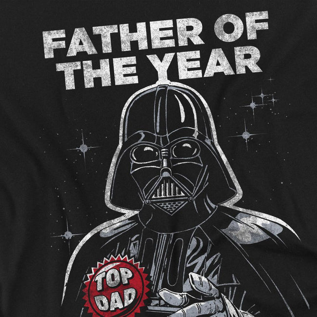 Black - Side - Star Wars Unisex Adult Darth Vader Fathers Day T-Shirt