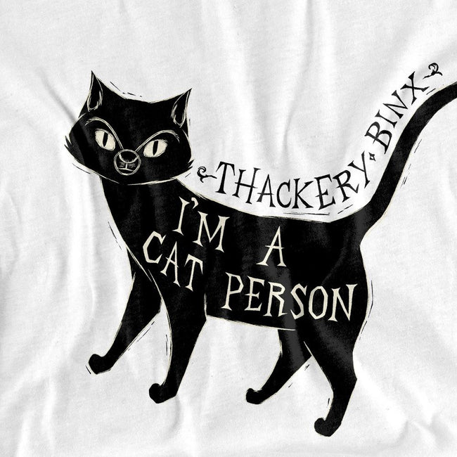 White - Side - Hocus Pocus Unisex Adult I´m A Cat Person Thackery Binx T-Shirt