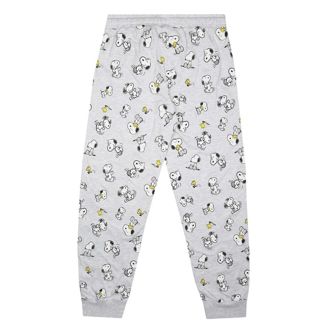 Mint-Grey - Lifestyle - Peanuts Womens-Ladies Snoopy & Woodstock Pyjama Set