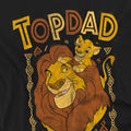 Black - Side - The Lion King Unisex Adult Top Dad Mufasa Fathers Day T-Shirt
