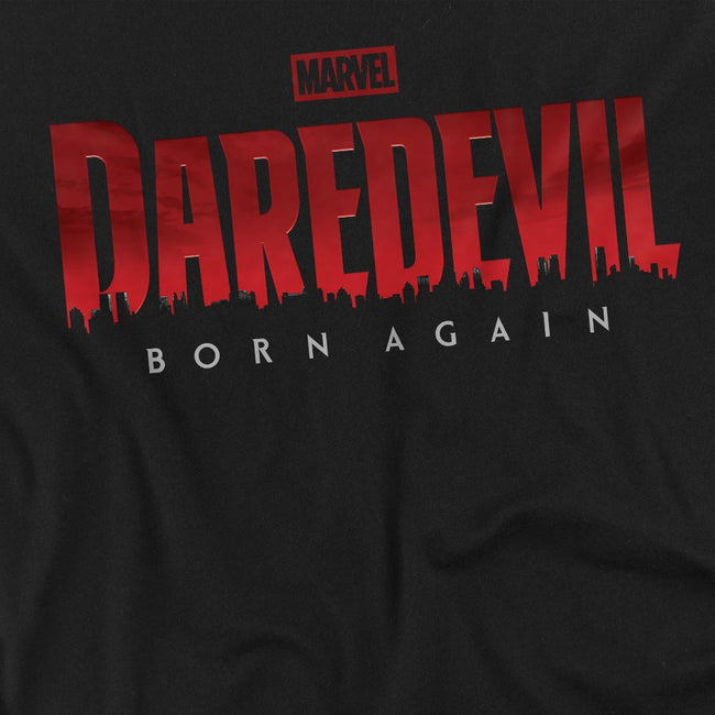 Black - Pack Shot - Daredevil Mens Born Again Logo T-Shirt