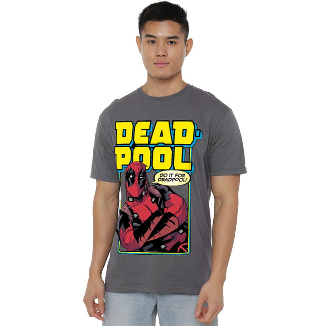 Light Graphite - Side - Deadpool Mens Do It For Deadpool T-Shirt