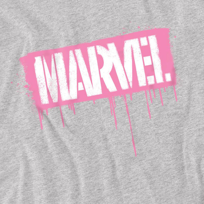 Sport Heather - Pack Shot - Marvel Childrens-Kids Paint Drip T-Shirt