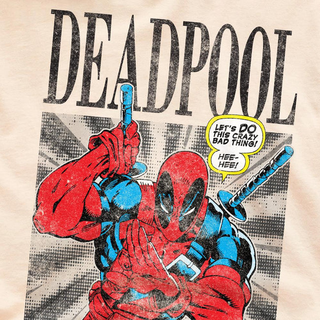 Natural - Pack Shot - Deadpool Mens Merc With The Mouth T-Shirt