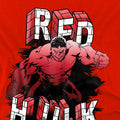 Red - Side - Captain America: Brave New World Childrens-Kids Red Hulk Brick T-Shirt