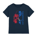 Navy - Front - Captain America: Brave New World Childrens-Kids Red Hulk Graffiti T-Shirt