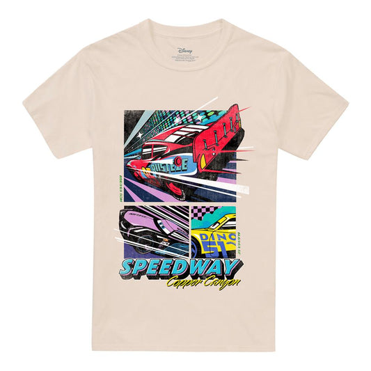 Natural - Front - Cars Mens Copper Canyon T-Shirt
