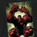 Black - Side - Marvel Mens Red Hulk Attack T-Shirt