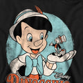 Black - Side - Pinocchio Unisex Adult Vintage Sweatshirt