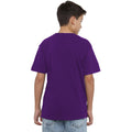 Purple - Pack Shot - Mickey Mouse Childrens-Kids Press Start Checkerboard Gradient Logo T-Shirt