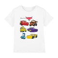White - Front - Cars Childrens-Kids Characters T-Shirt