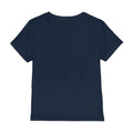 Navy - Back - Mickey Mouse Childrens-Kids Checkerboard Gradient Logo T-Shirt
