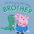 Sky Blue - Side - Peppa Pig Childrens-Kids Big Brother George T-Shirt