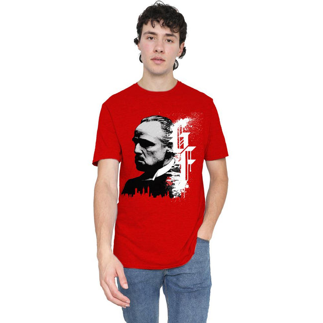 Red - Lifestyle - The Godfather Unisex Adult Spray T-Shirt