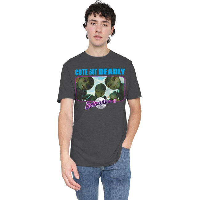 Charcoal - Lifestyle - Galaxy Quest Unisex Adult Cute But Deadly T-Shirt
