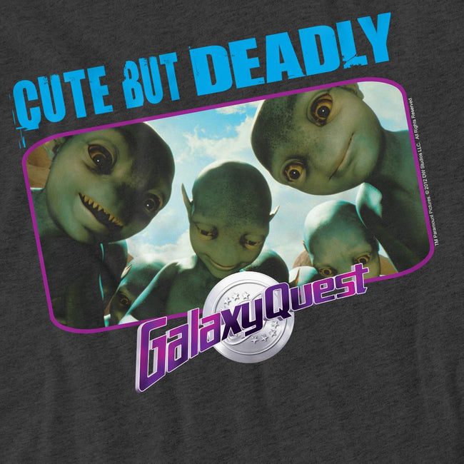 Charcoal - Pack Shot - Galaxy Quest Unisex Adult Cute But Deadly T-Shirt