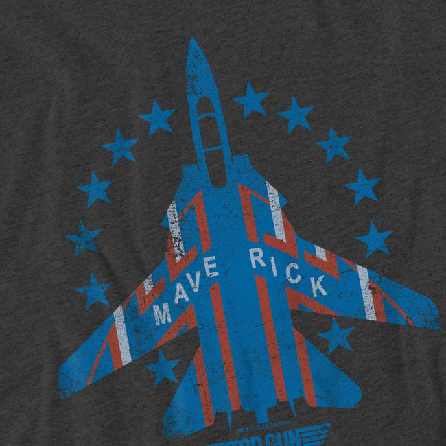 Charcoal - Pack Shot - Top Gun Unisex Adult Maverick T-Shirt