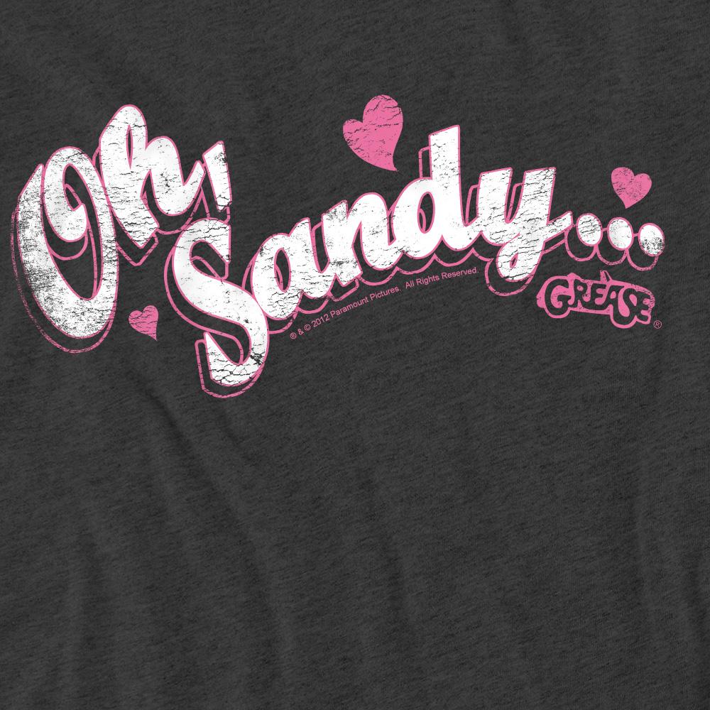 Charcoal - Pack Shot - Grease Unisex Adult Oh Sandy T-Shirt